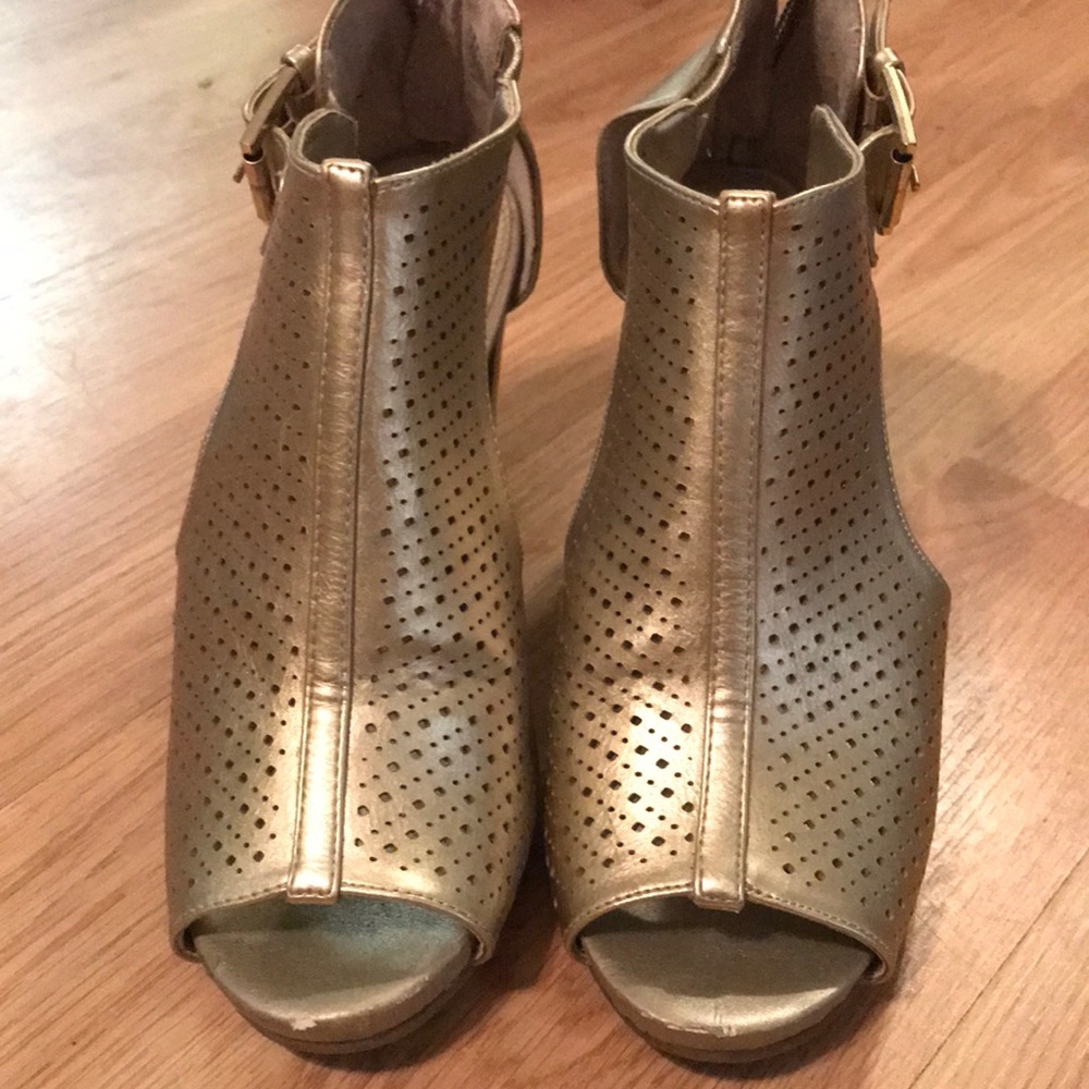 Gold sandals